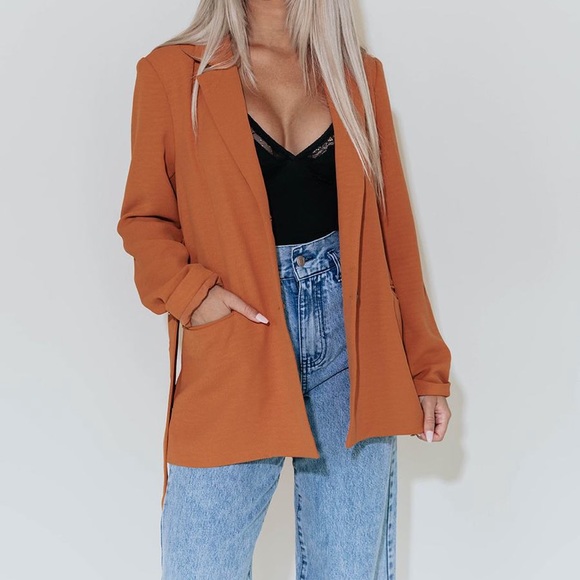 Tangerine Blazer from Kittenish, NEW!! - Picture 3 of 4